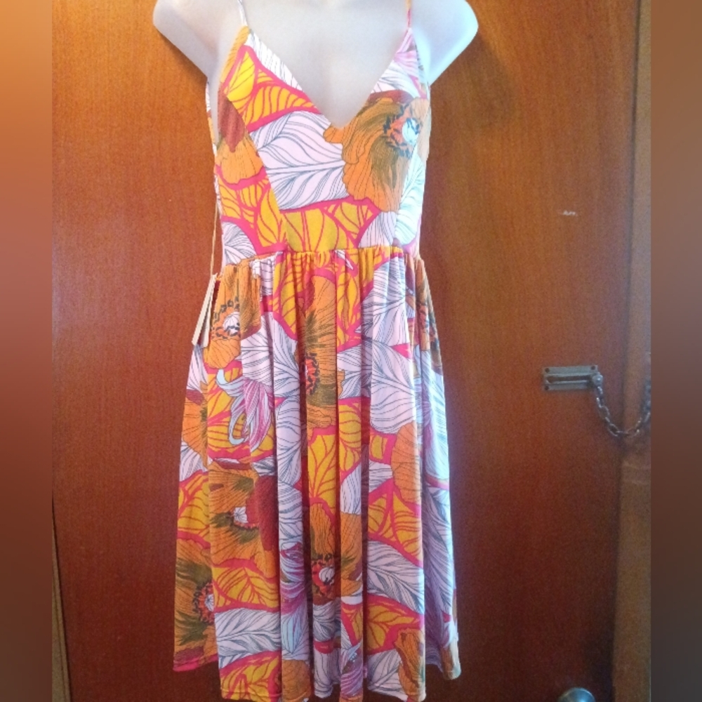 Maaji Vibrant Floral Print Dress/Cover-up